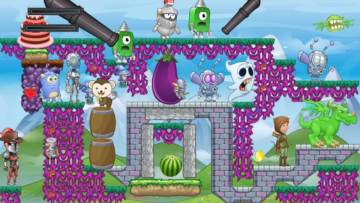 2-Player Cannon Game