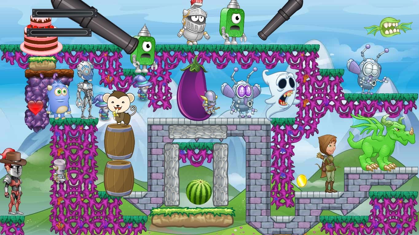 2-Player Cannon Game