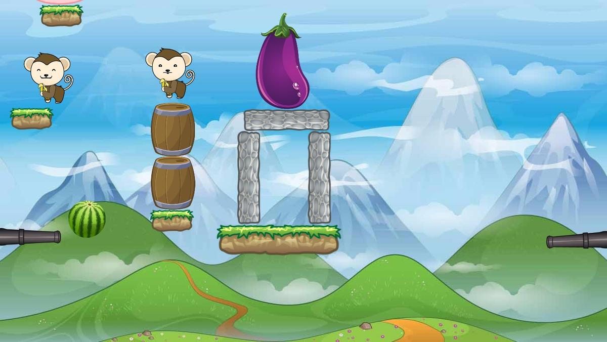 2-Player Cannon Game