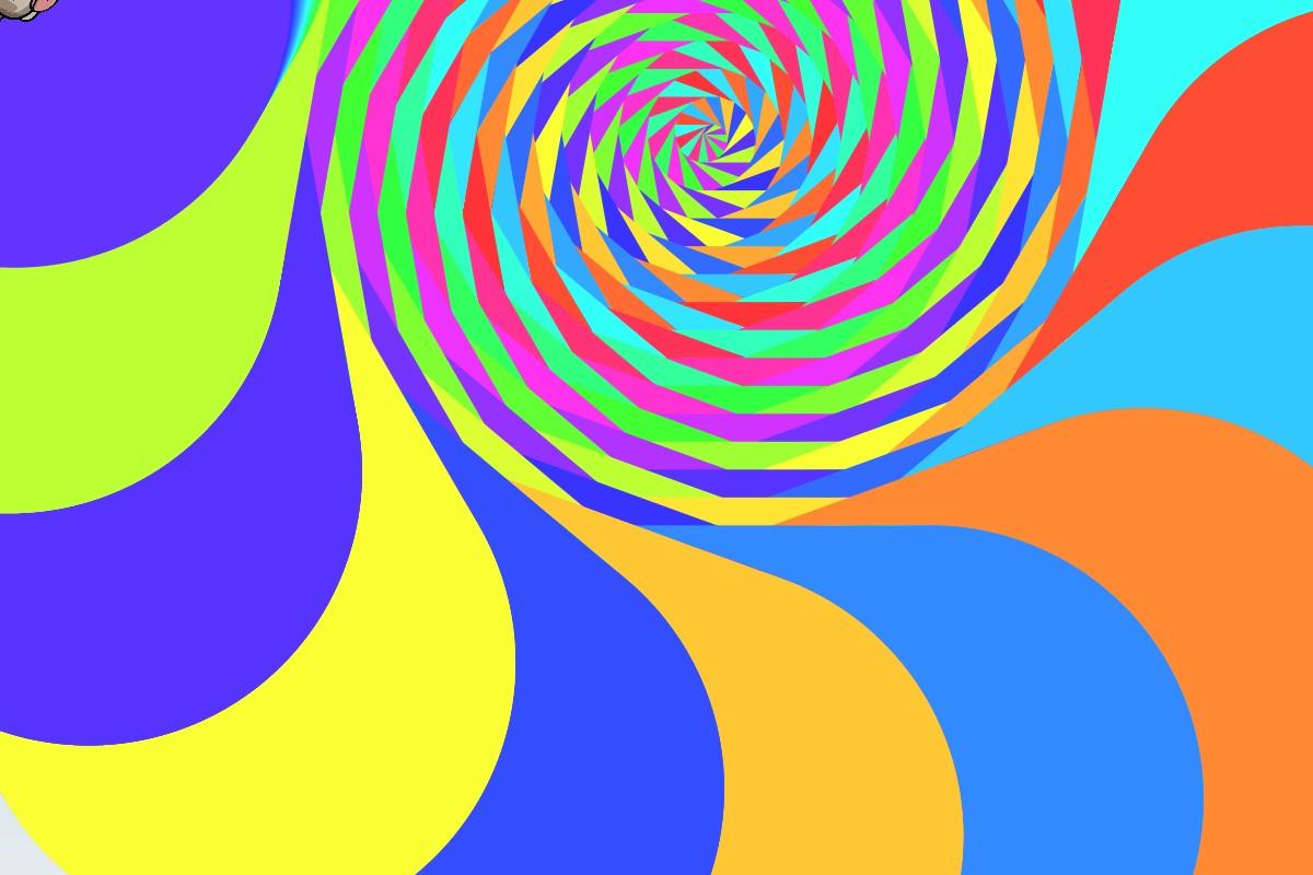 spiral rainbow