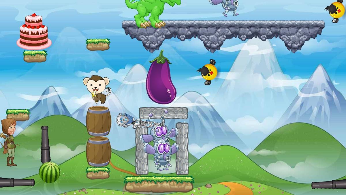 2-Player Cannon Game