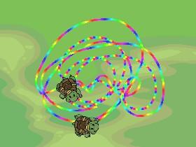 crazy rainbow turtles