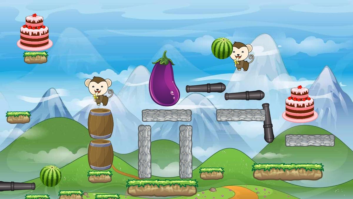 2-Player Cannon Game