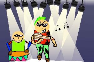 rock band music video