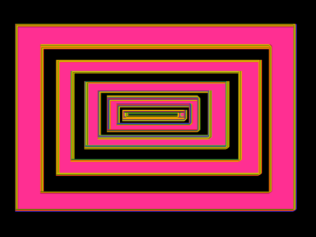 black and the rainbow