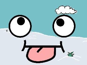 Weird snowy...EYES?!