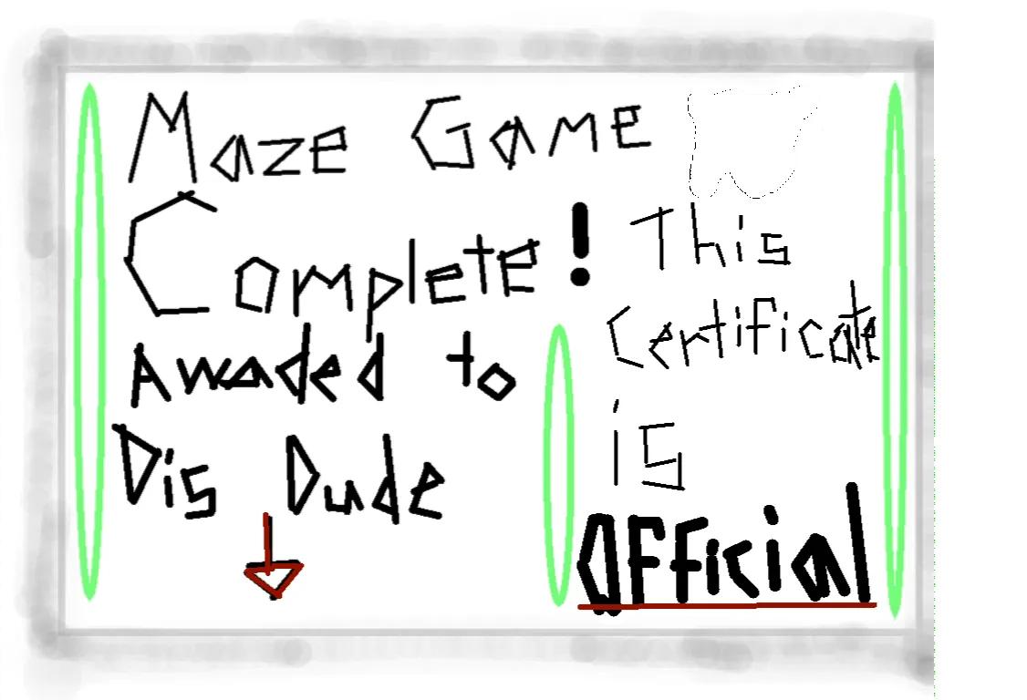 The Maze Game! 1