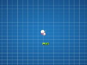 the glitchy snowman