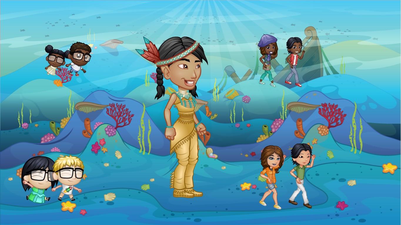 Under water dance