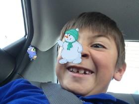 Telling snowman