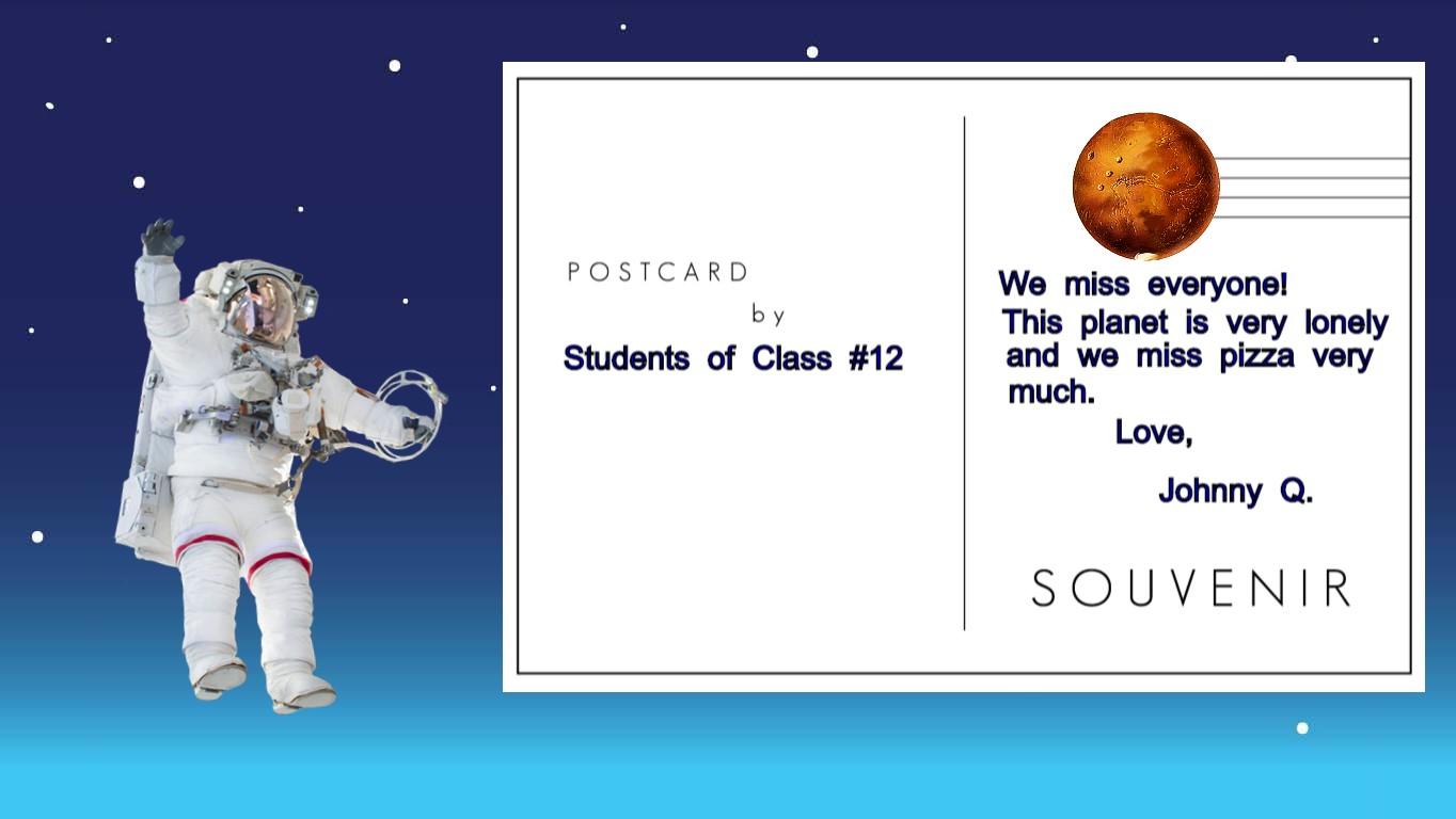 Planetary Post-Card Example