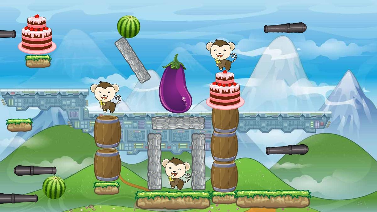 2-Player Cannon Game