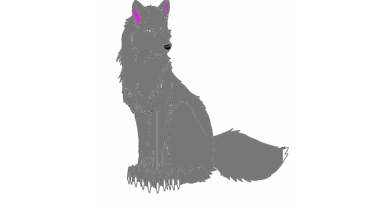 Animation of a wolf