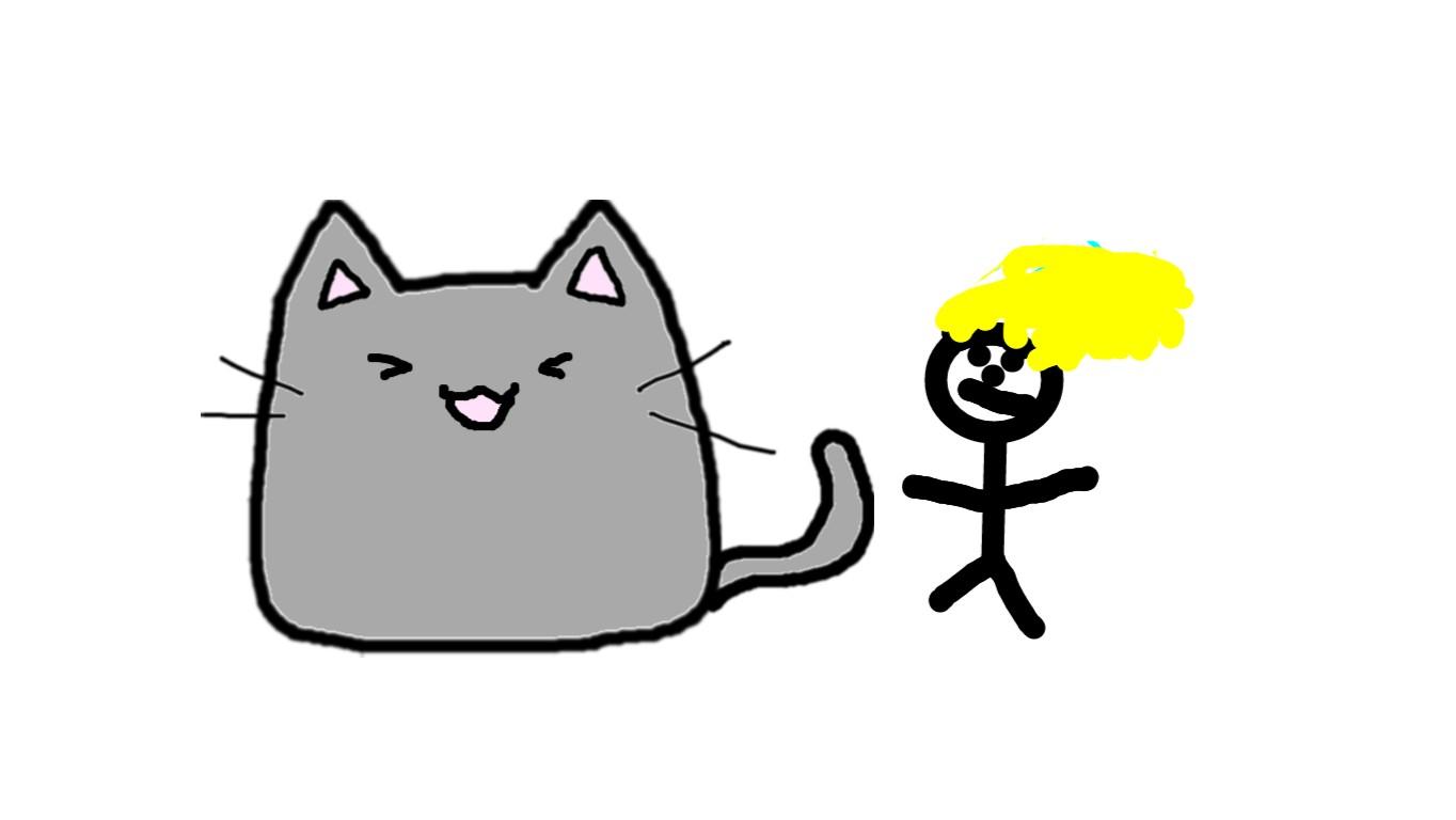messi and cat