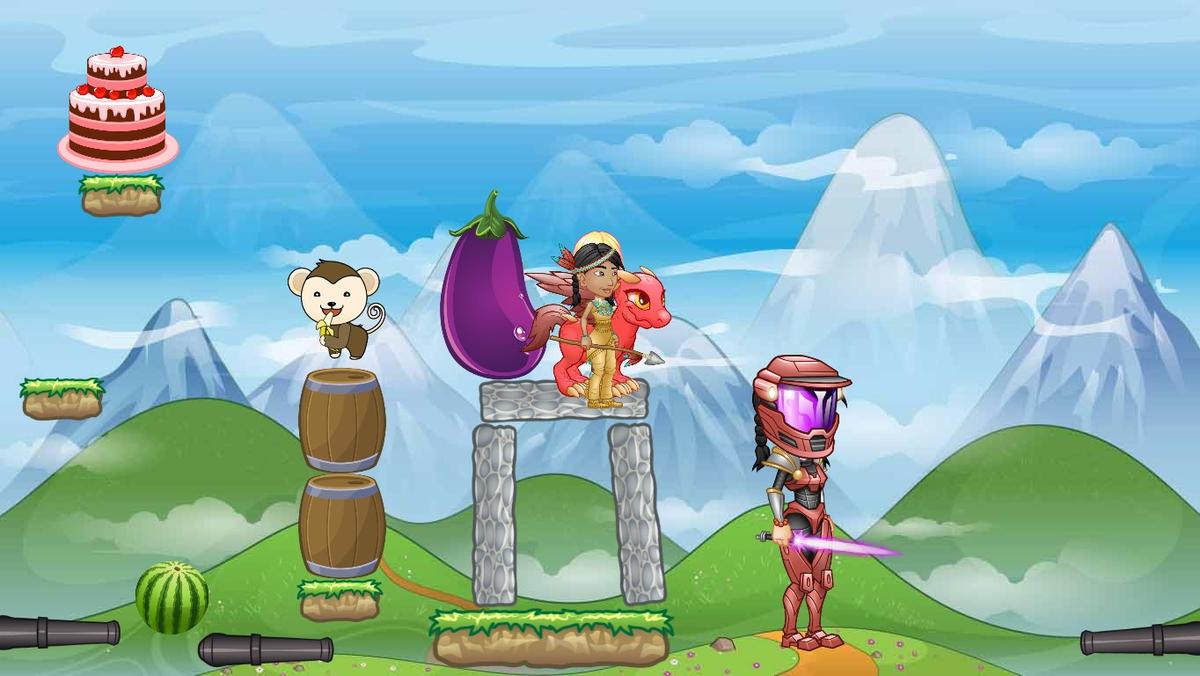 2-Player Cannon Game