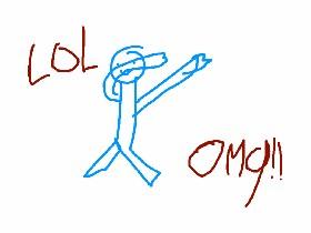 OMG HE IS DABING
