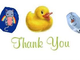 thank you duck