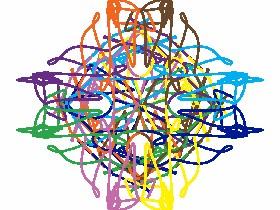 Kaleidoscope flower draw