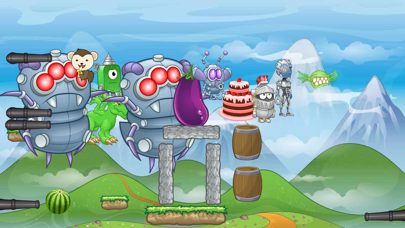 2-Player Cannon Game