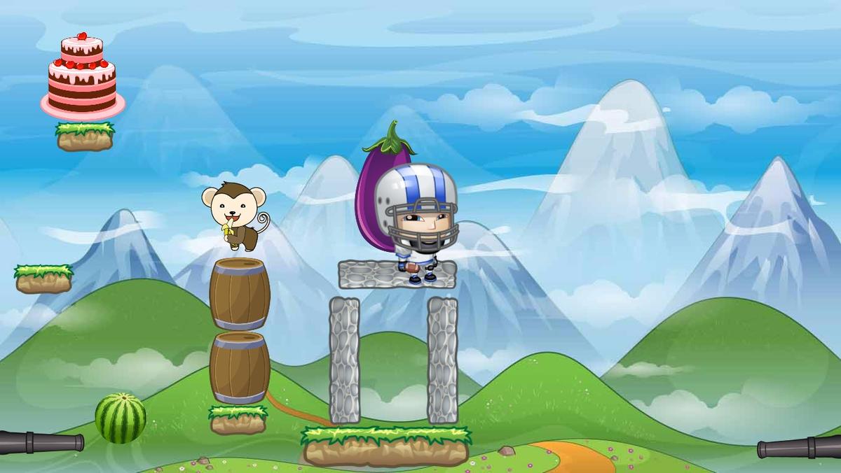 2-Player Cannon Game