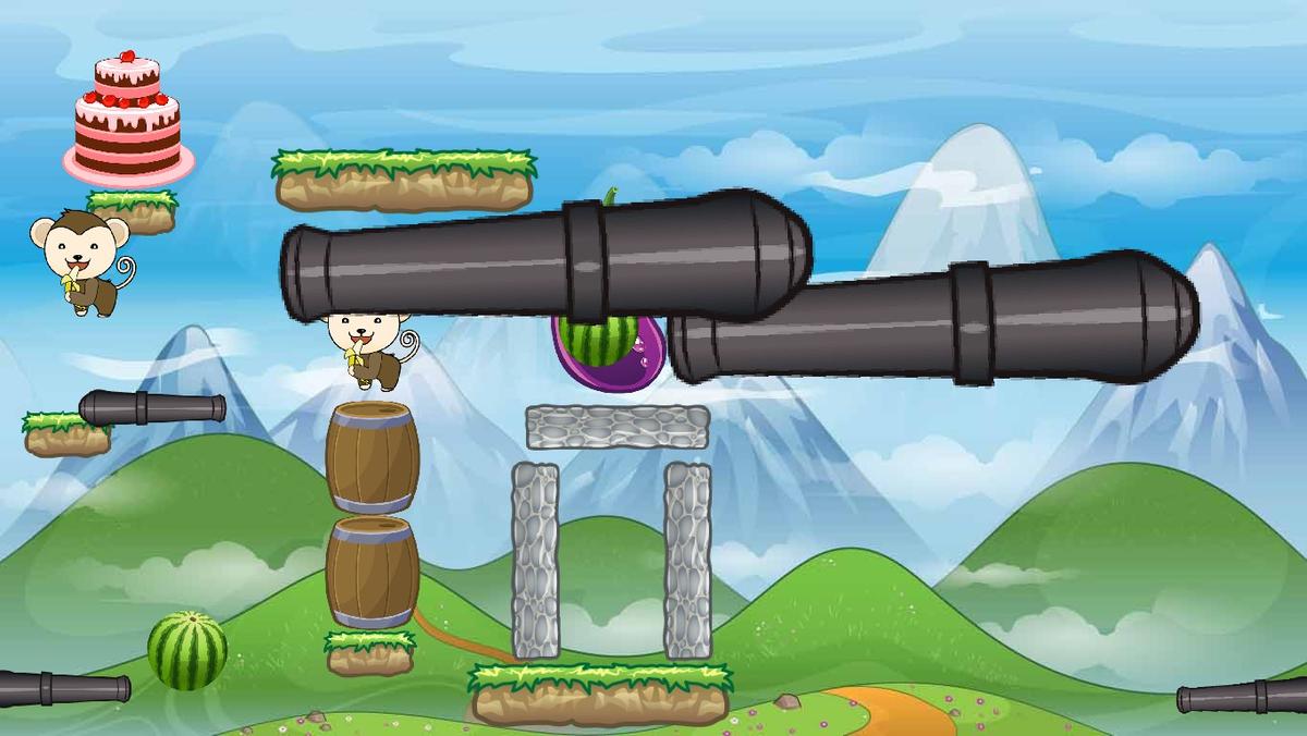 2-Player Cannon Game