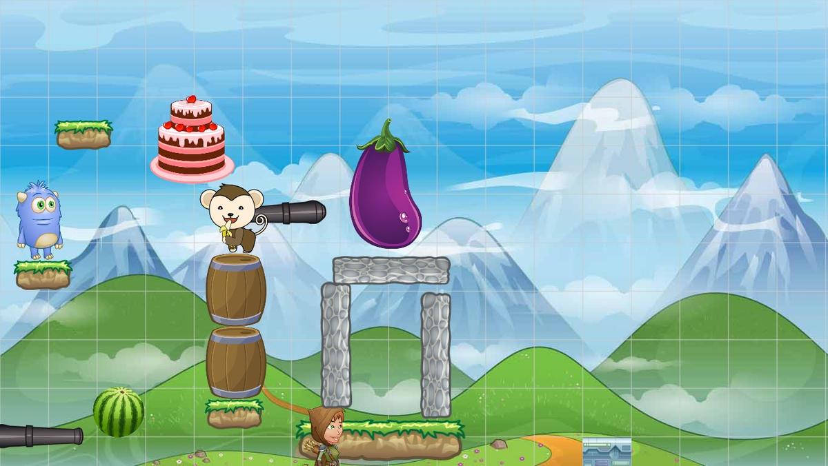 2-Player Cannon Game