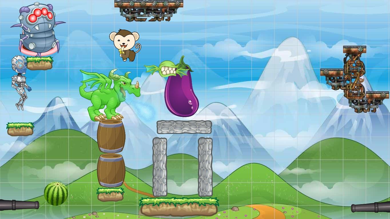 2-Player Cannon Game