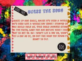 guess the song