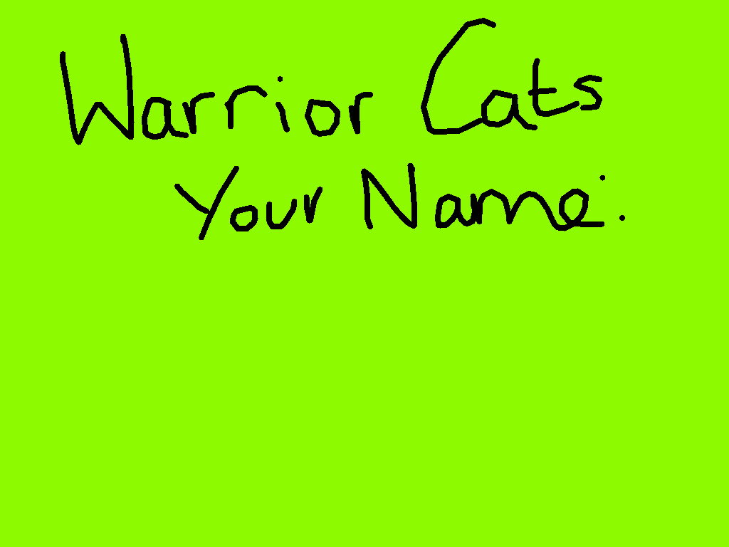 Warriors Character Generator 1