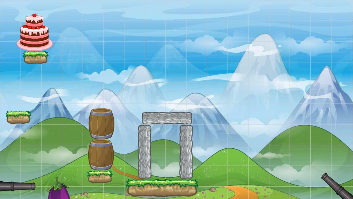 2-Player Cannon Game