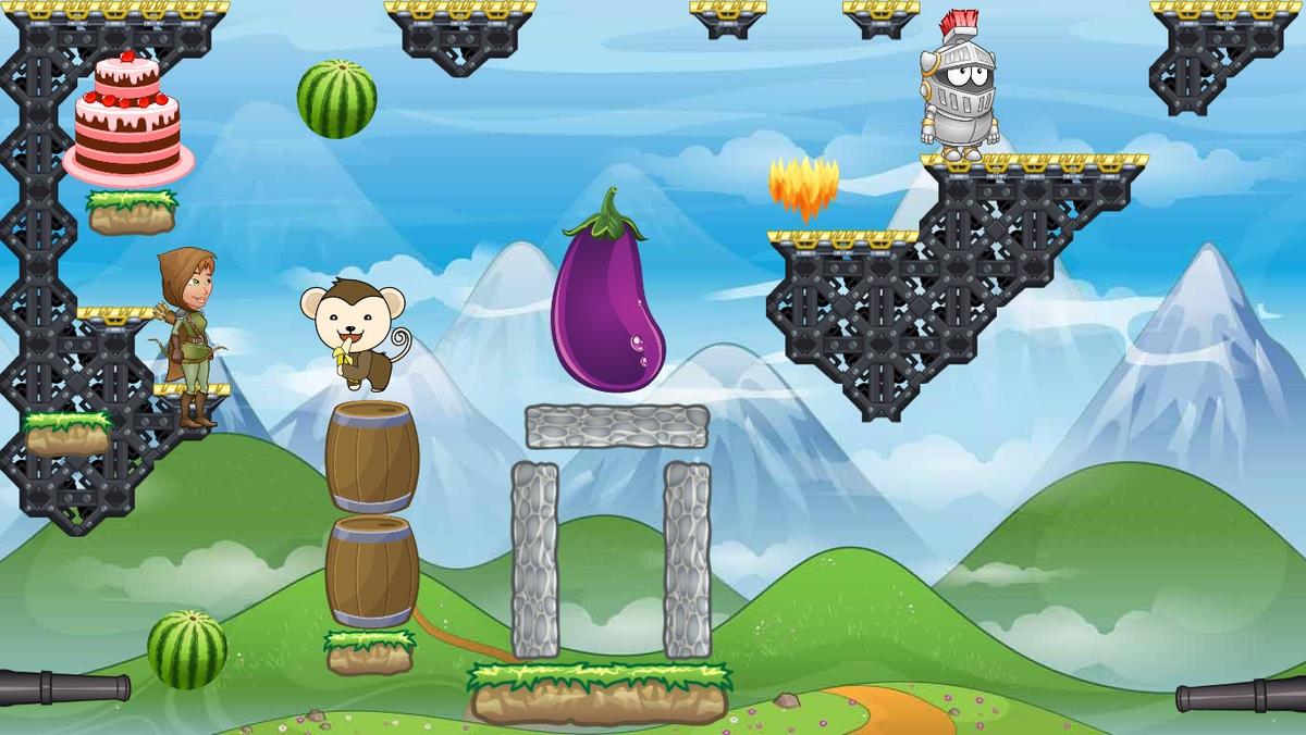 2-Player Cannon Game