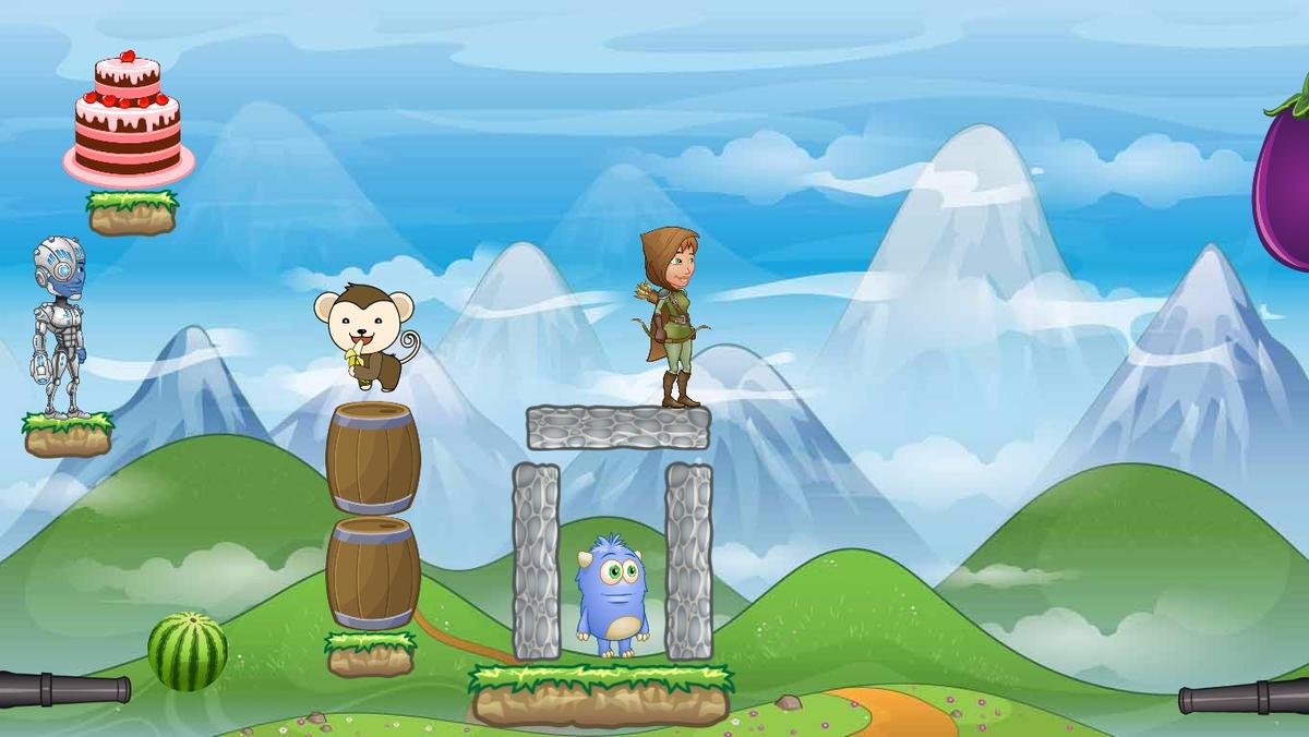 2-Player Cannon Game