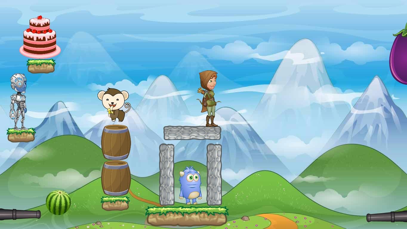 2-Player Cannon Game