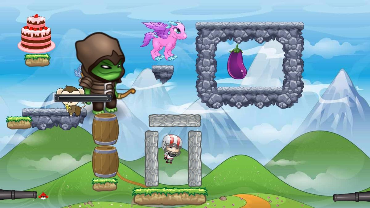 2-Player Cannon Game