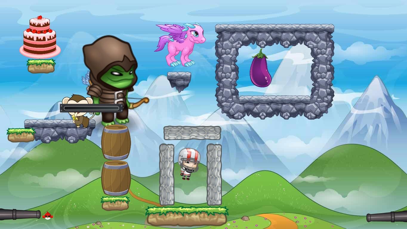 2-Player Cannon Game