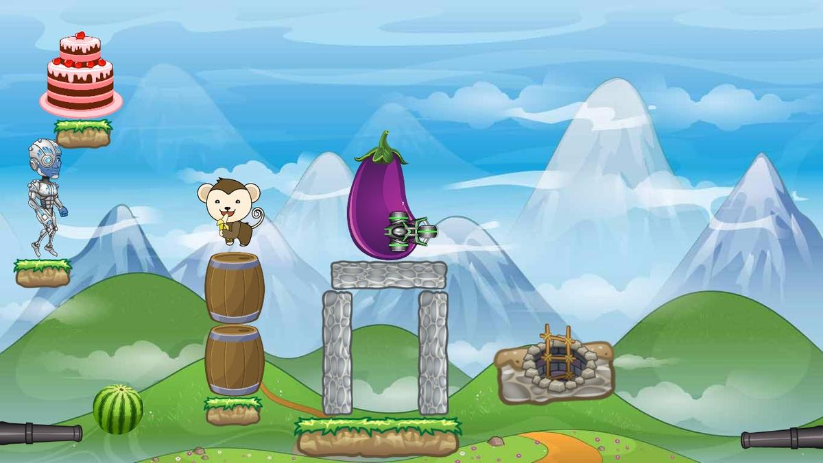 2-Player Cannon Game