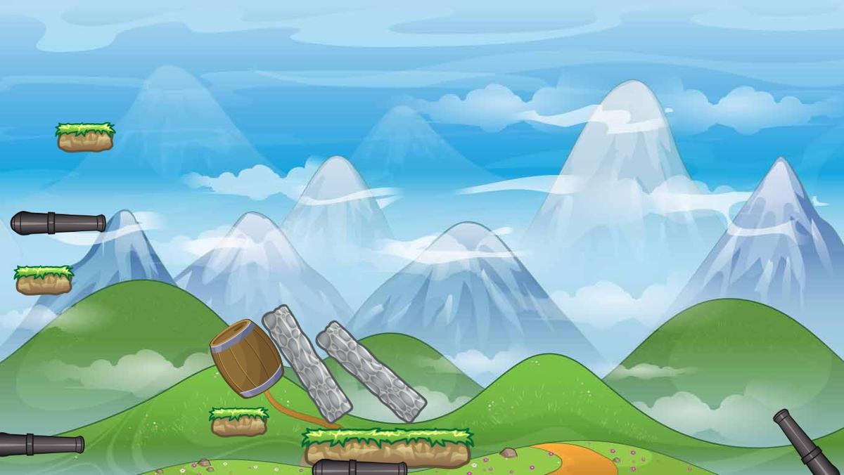 2-Player Cannon Game