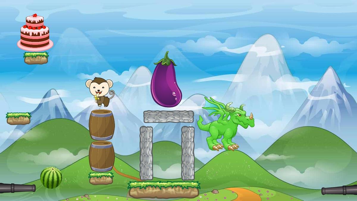 2-Player Cannon Game