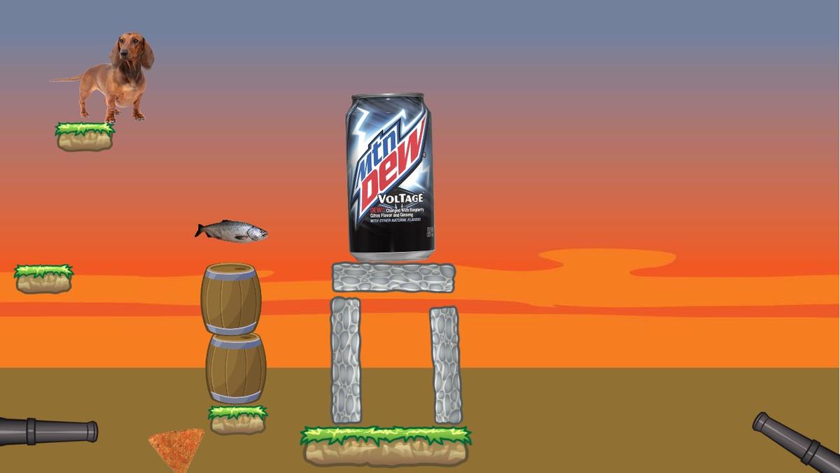 2-Player Cannon Game