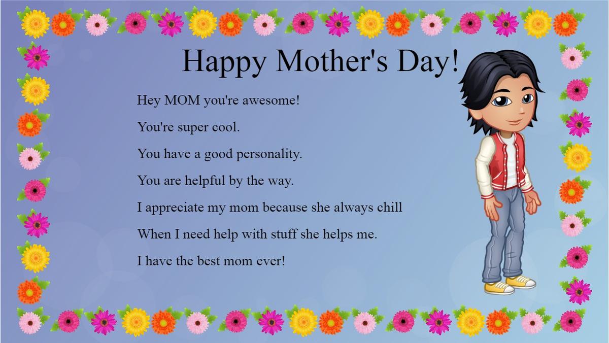 Mother's Day Mad Libs