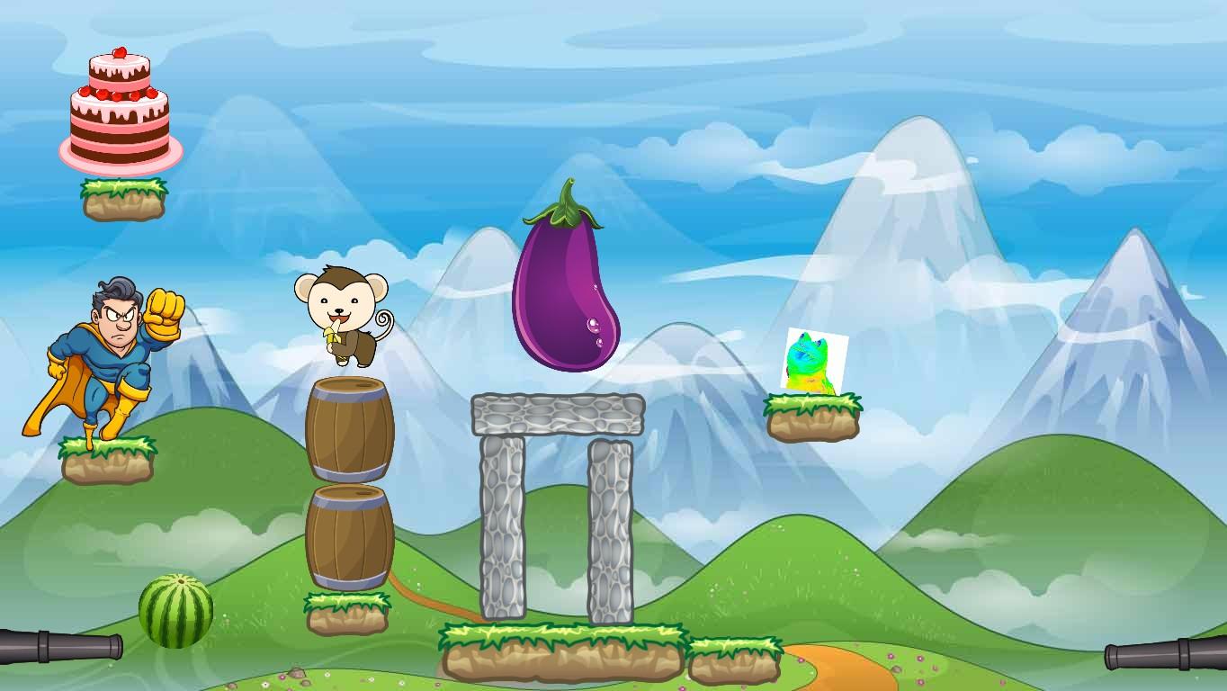 2-Player Cannon Game