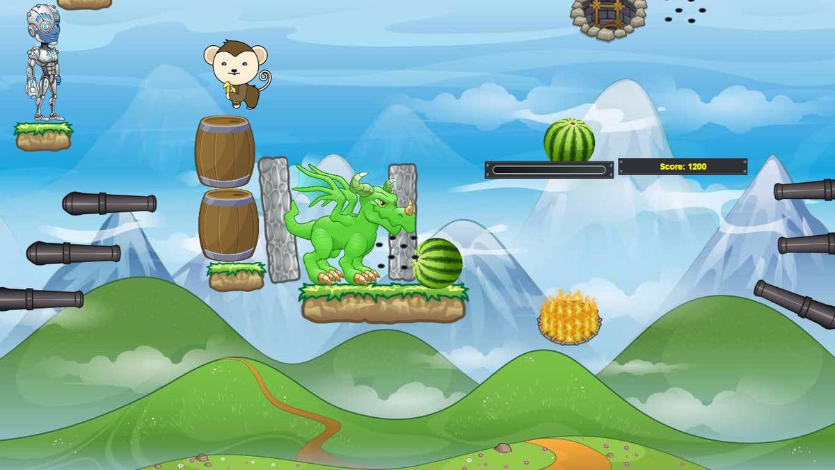 2-Player Cannon Game
