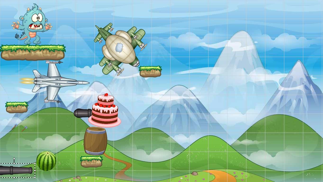 2-Player Cannon Game