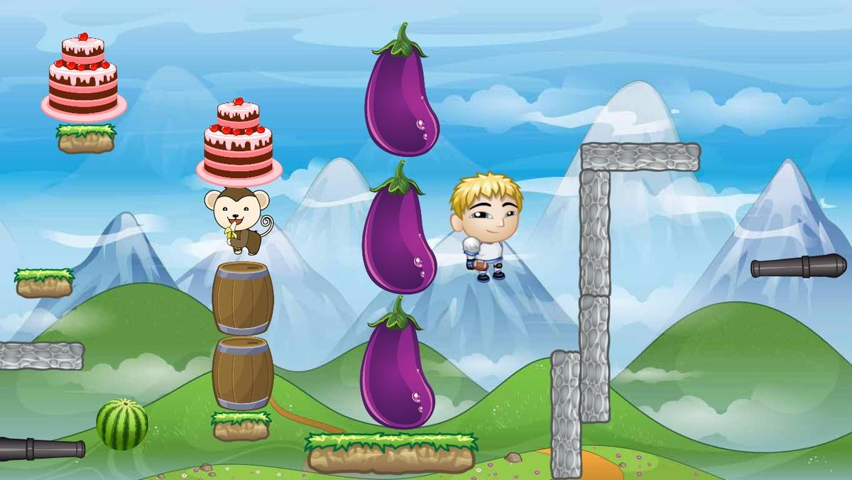 2-Player Cannon Game