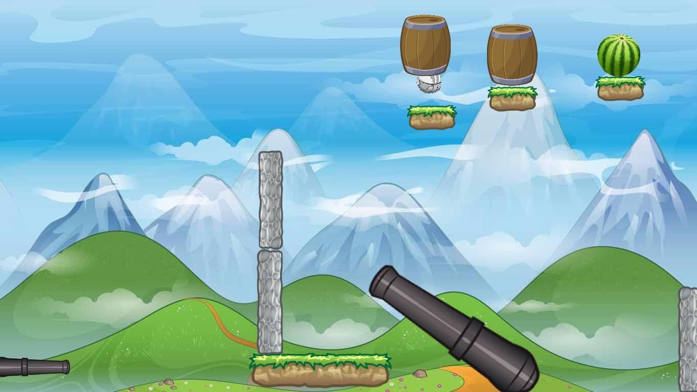 2-Player Cannon Game