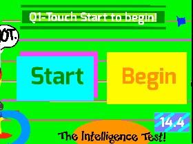 Intelligence Test NEW!!