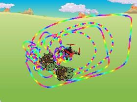 turtle race drawing
