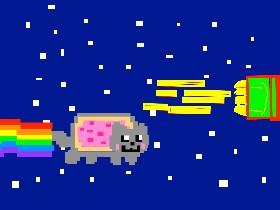Nyan Cat eats fries 1