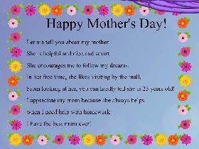 Mother's Day Mad Libs 1