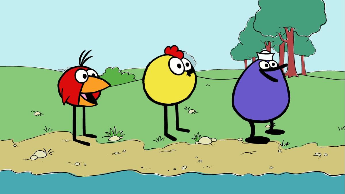 Peep: rainbow dance!